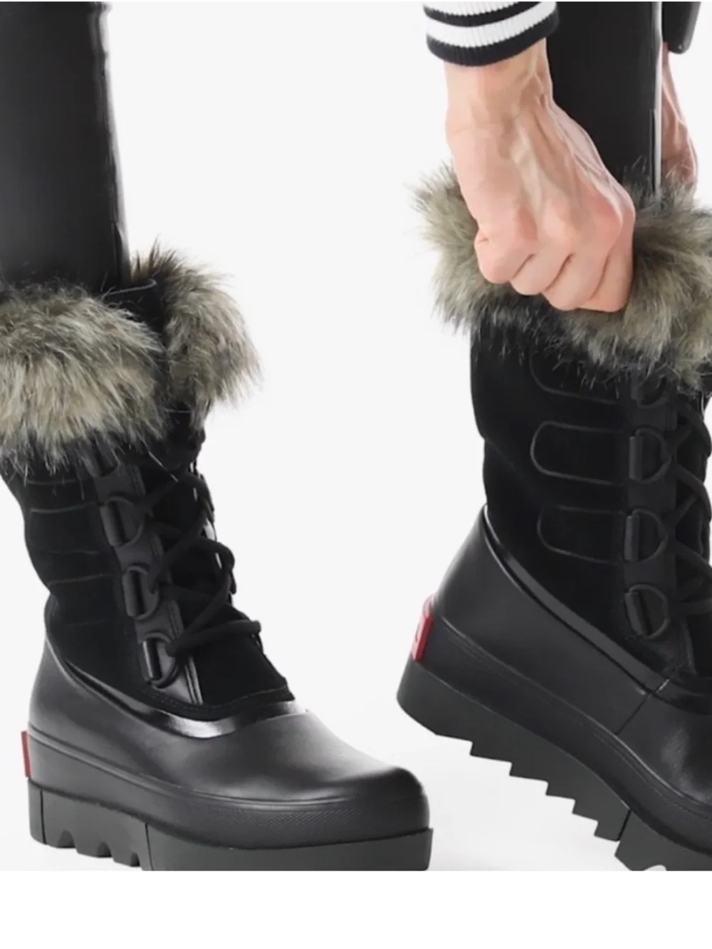 SOREL JOAN of Arctic Next Faux Fur Waterproof Snow Boots